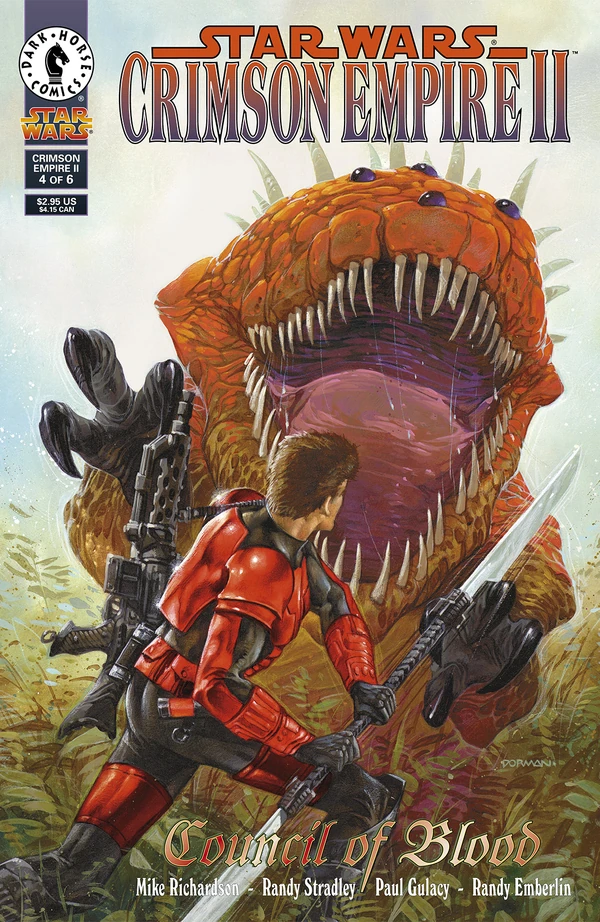 Обложка выпуска #4 Crimson Empire II: Council of Blood 4, 10 фев 1999.