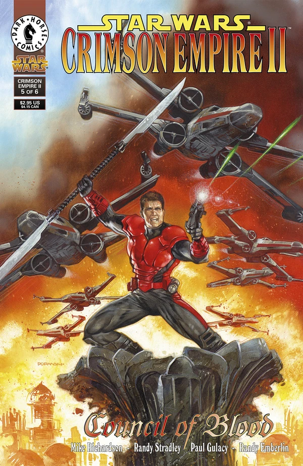 Обложка выпуска #5 Crimson Empire II: Council of Blood 5, 10 мар 1999.
