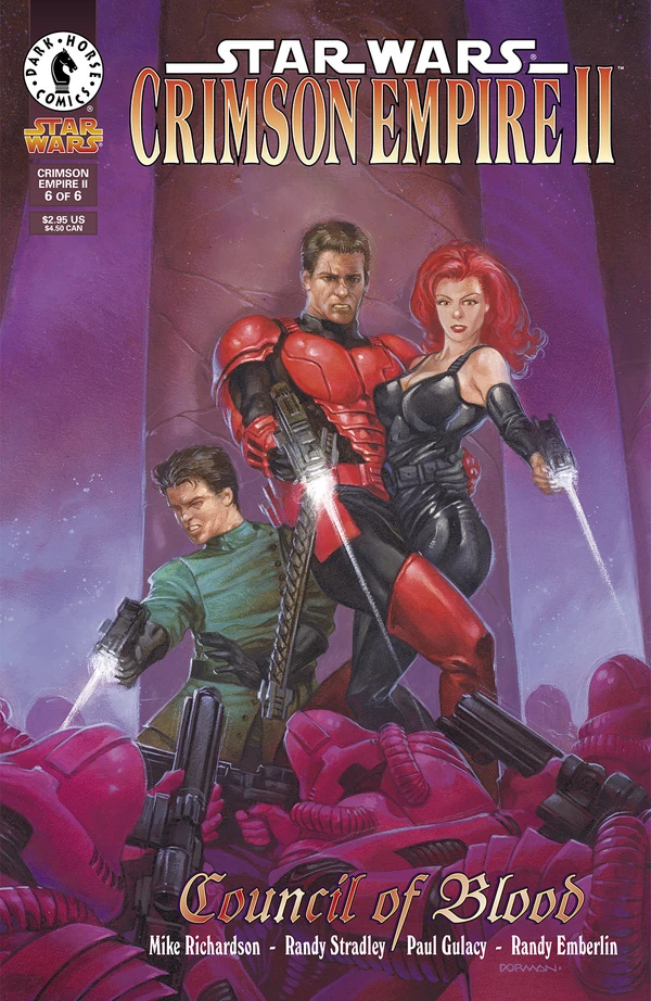 Обложка выпуска #6 Crimson Empire II: Council of Blood 6, 14 апр 1999.
