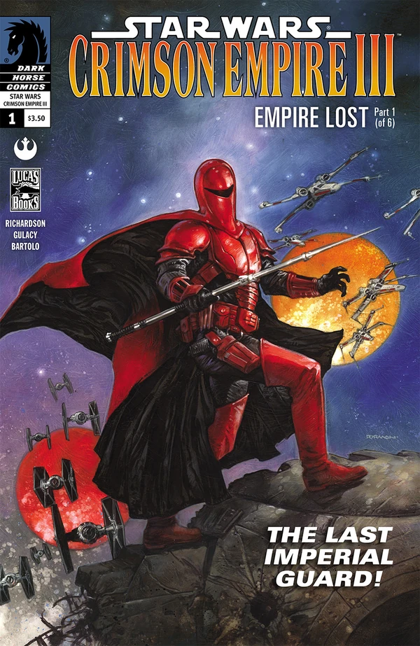Обложка выпуска #1 Crimson Empire III: Empire Lost 1, 26 окт 2011.