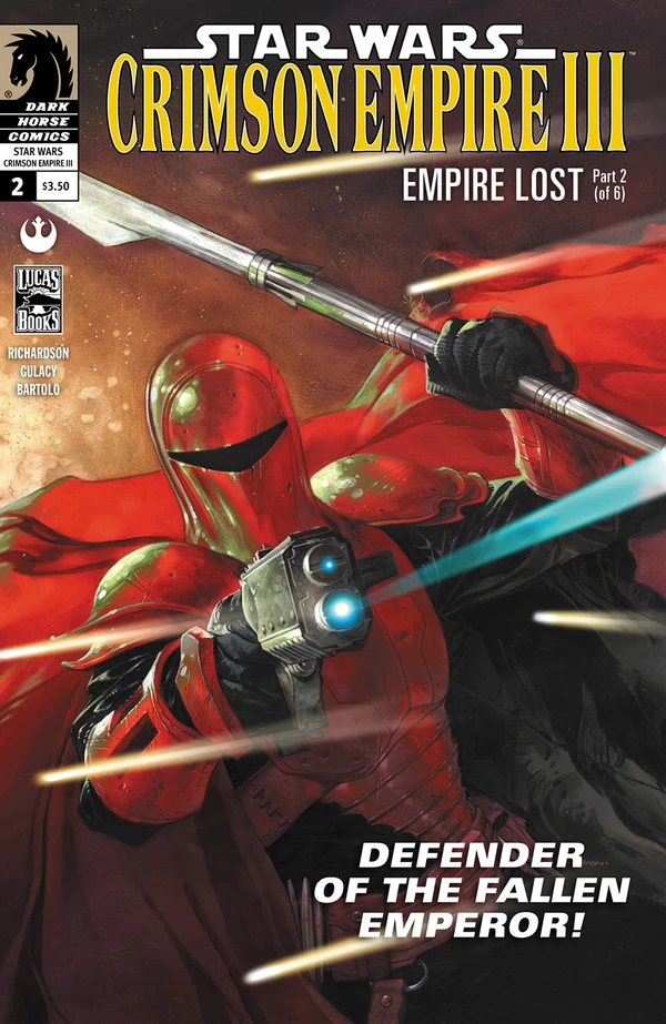 Обложка выпуска #2 Crimson Empire III: Empire Lost 2, 30 ноя 2011.