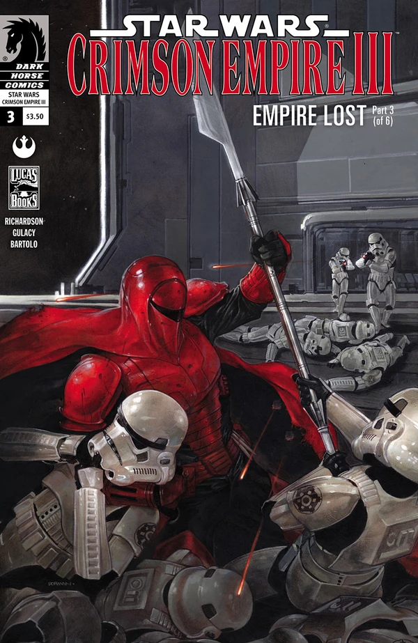 Обложка выпуска #3 Crimson Empire III: Empire Lost 3, 28 дек 2011.
