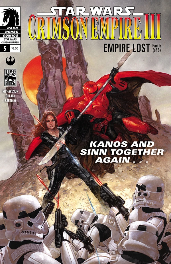 Обложка выпуска #5 Crimson Empire III: Empire Lost 5, 7 мар 2012.