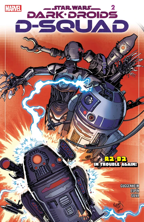 Обложка выпуска #2 Dark Droids: D-Squad 2, 25 окт 2023.