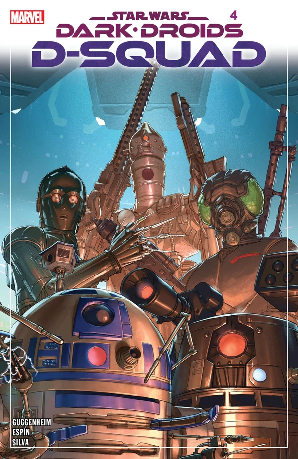 Обложка выпуска #4 Dark Droids: D-Squad 4, 6 дек 2023.