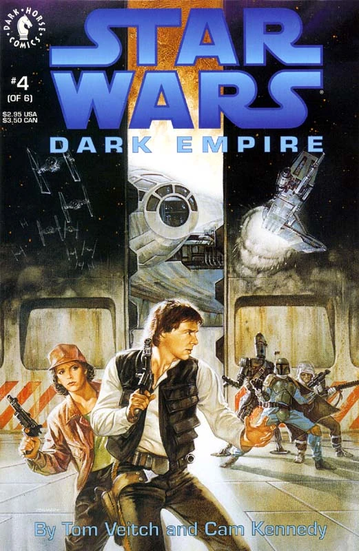 Обложка выпуска #4 Dark Empire 4, 23 июн 1992.