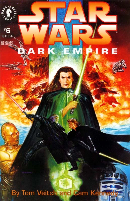 Обложка выпуска #6 Dark Empire 6, 20 окт 1992.