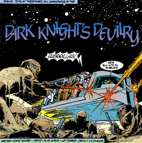 Обложка выпуска «Dark Knight's Devilry», янв 1982.