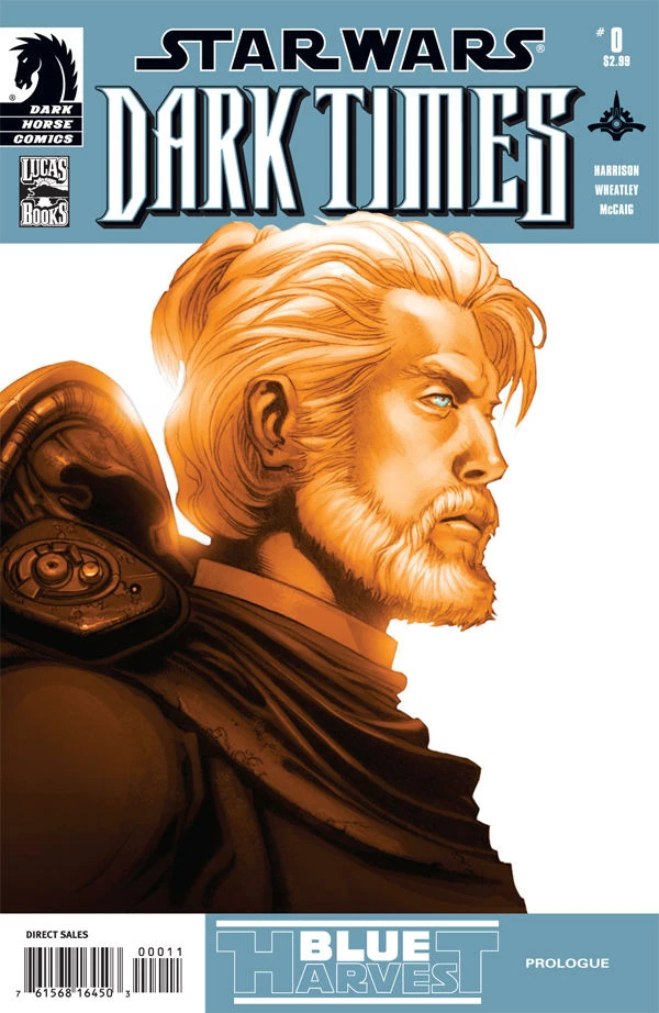 Обложка выпуска #1 Dark Times: Blue Harvest 0, 5 авг 2009.