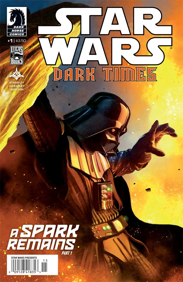 Обложка выпуска #28 Dark Times—A Spark Remains 1, 17 июл 2013.