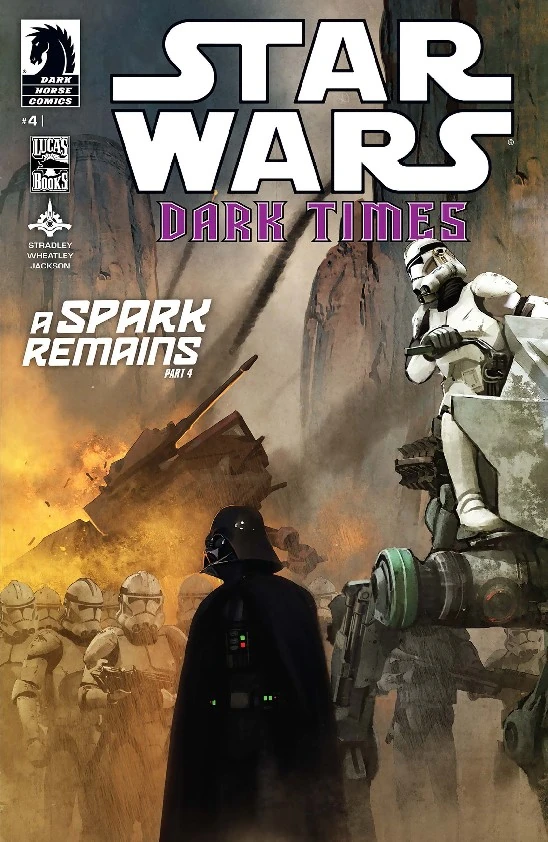 Обложка выпуска #31 Dark Times—A Spark Remains 4, 30 окт 2013.