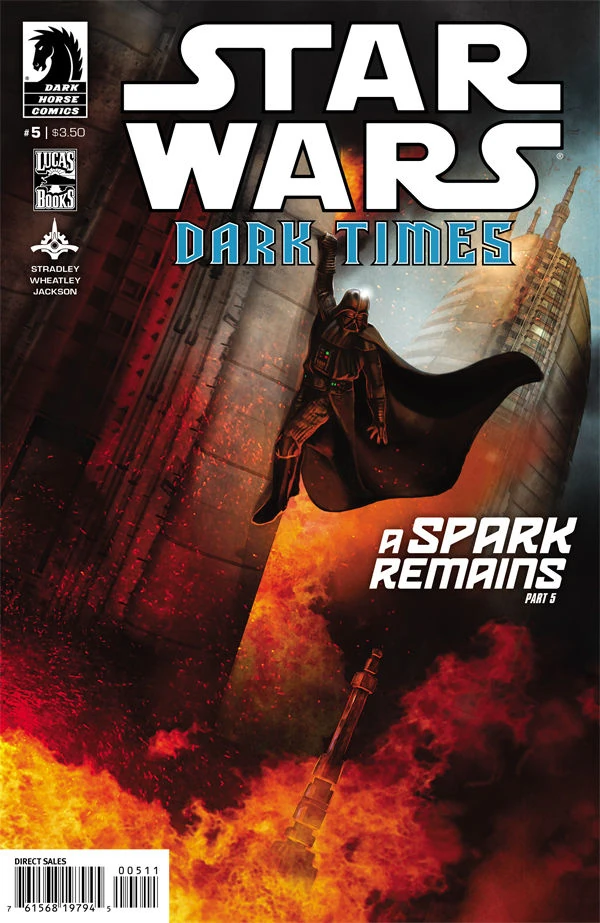 Обложка выпуска #32 Dark Times—A Spark Remains 5, 18 дек 2013.
