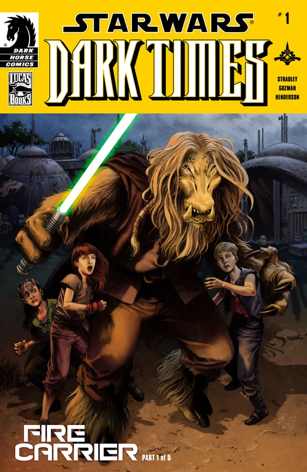 Обложка выпуска #23 Dark Times—Fire Carrier 1, 6 фев 2013.