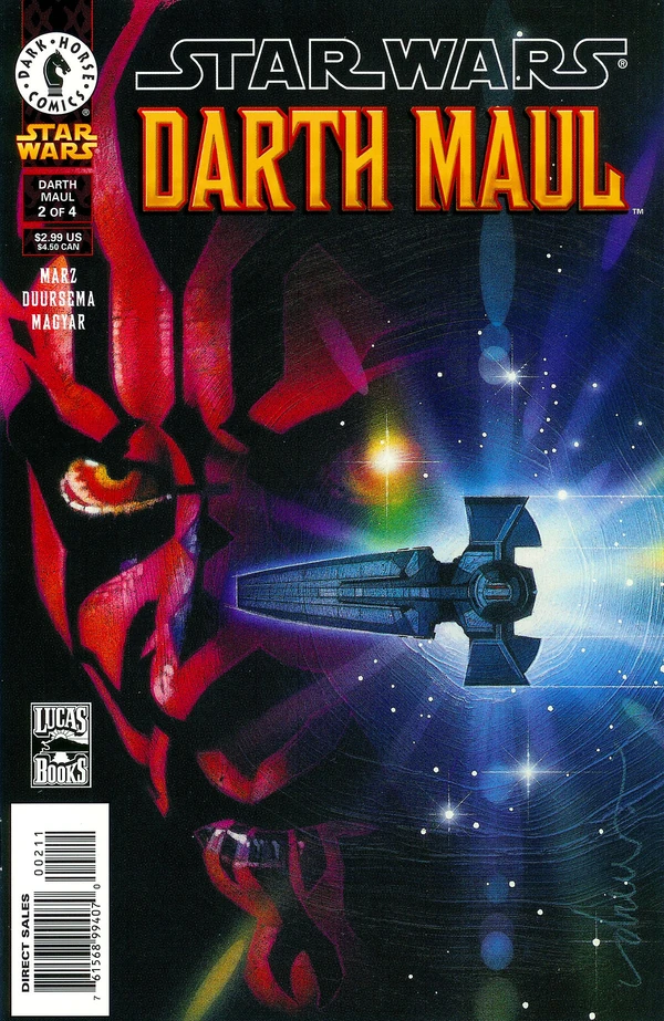 Обложка выпуска #2 Darth Maul 2, 4 окт 2000.