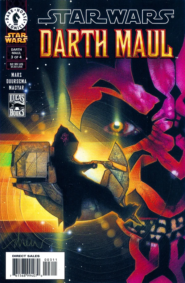 Обложка выпуска #3 Darth Maul 3, 1 ноя 2000.