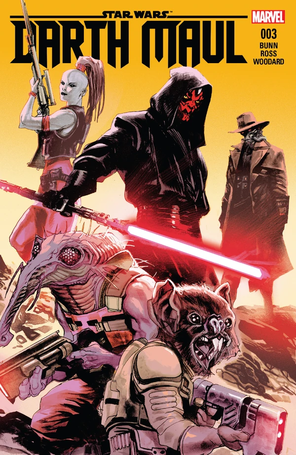 Обложка выпуска #3 Darth Maul 3, 26 апр 2017.