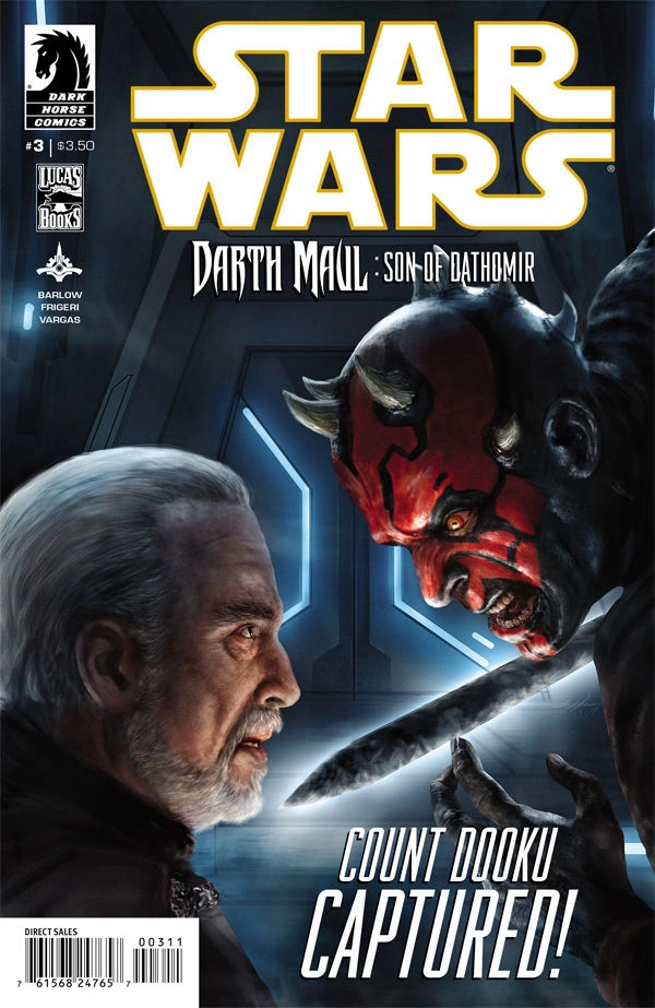 Обложка выпуска #3 Darth Maul — Son of Dathomir 3, 16 июл 2014.