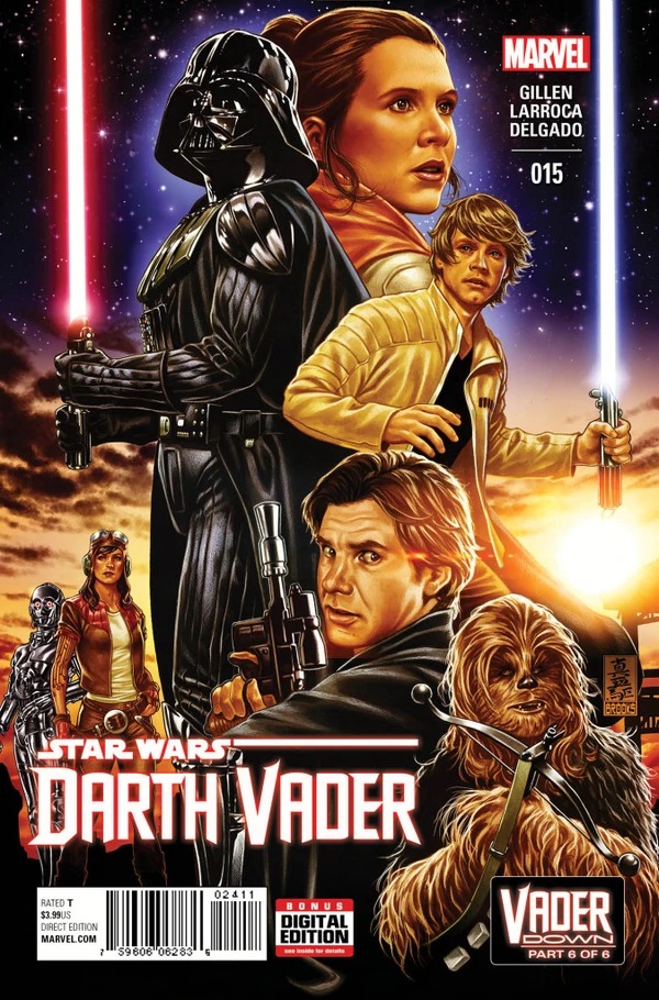 Обложка выпуска #15 Darth Vader 15, 6 янв 2016.