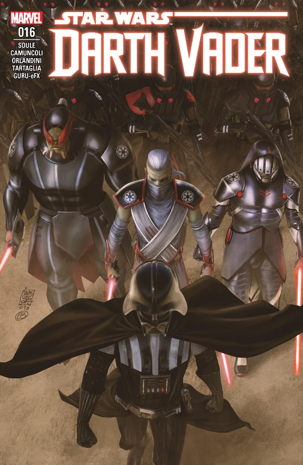 Обложка выпуска #16 Darth Vader 16, 9 май 2018.