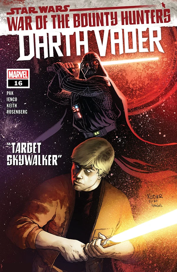 Обложка выпуска #16 Darth Vader 16, 15 сен 2021.