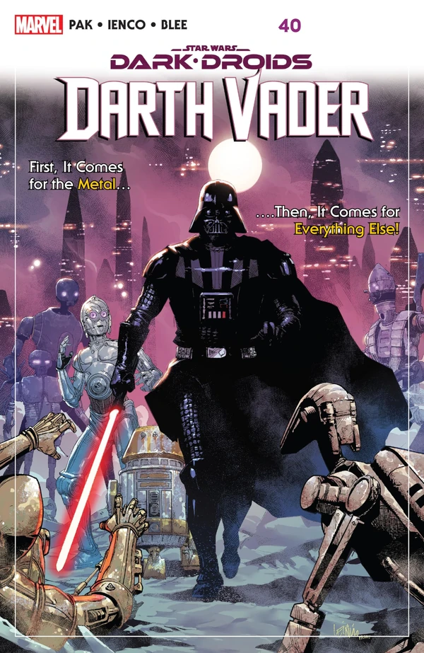 Обложка выпуска #40 Darth Vader 40, 8 ноя 2023.
