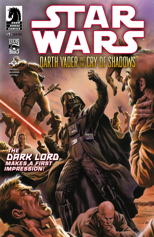 Обложка выпуска «Darth Vader and the Cry of Shadows 1», 18 дек 2013.
