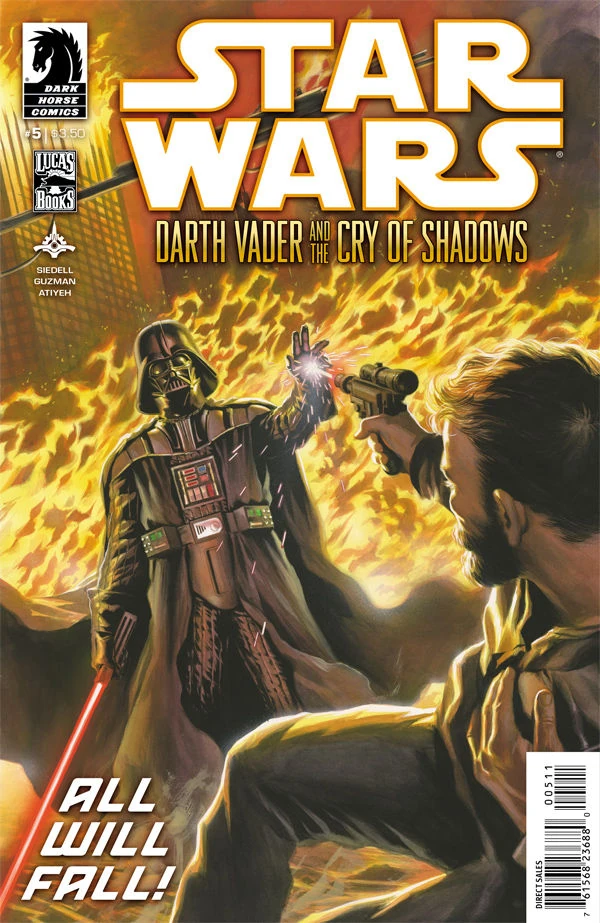 Обложка выпуска «Darth Vader and the Cry of Shadows 5», 16 апр 2014.