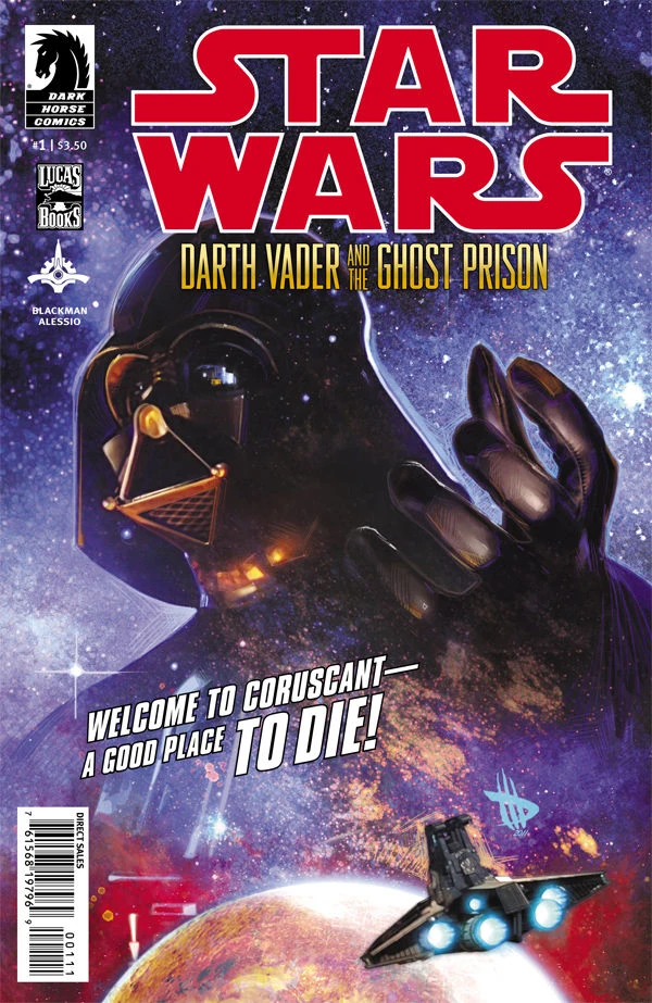 Обложка выпуска #1 Darth Vader and the Ghost Prison 1, 23 май 2012.
