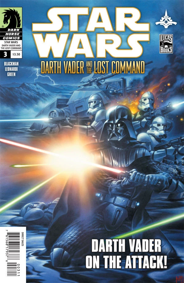 Обложка выпуска #3 Darth Vader and the Lost Command 3, 30 мар 2011.