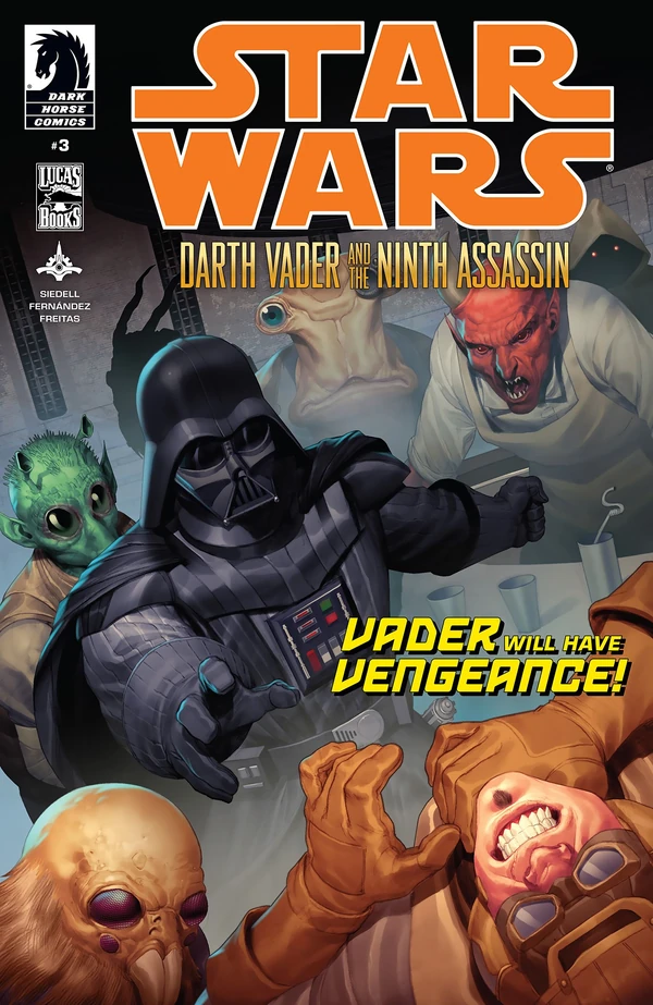 Обложка выпуска «Darth Vader and the Ninth Assassin 3», 19 июн 2013.