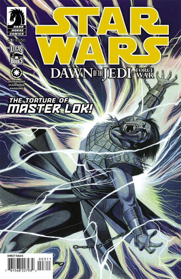 Обложка выпуска #3 Dawn of the Jedi: Force War 3, 15 янв 2014.