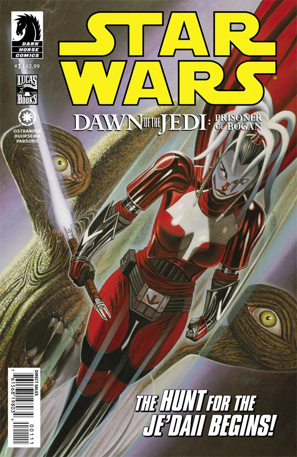 Обложка выпуска #6 Dawn of the Jedi: The Prisoner of Bogan 1, 28 ноя 2012.