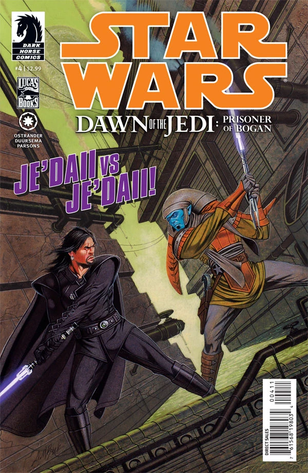 Обложка выпуска #9 Dawn of the Jedi: The Prisoner of Bogan 4, 27 мар 2013.