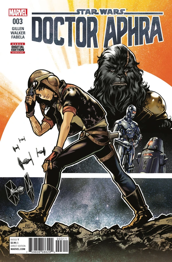 Обложка выпуска #3 Doctor Aphra 3, 18 янв 2017.