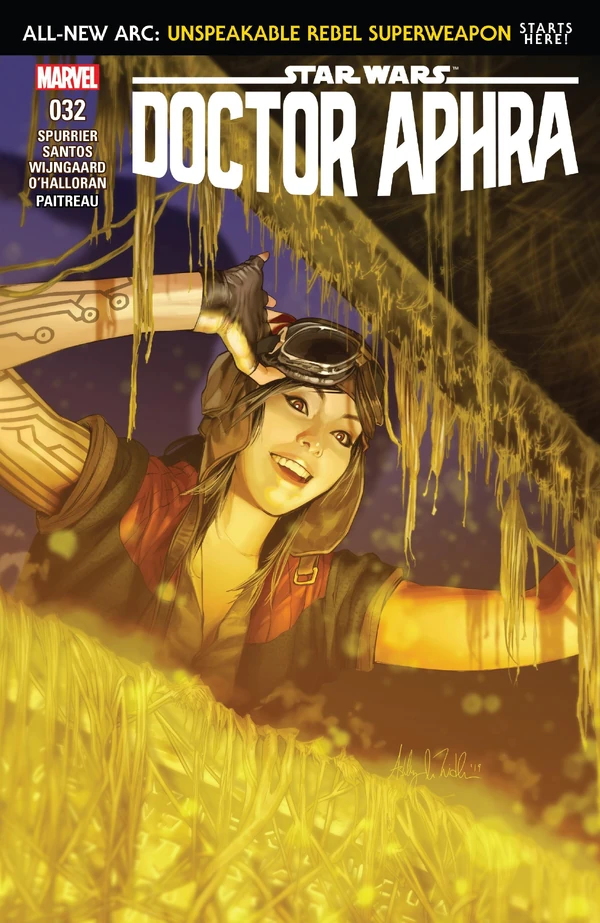 Обложка выпуска #32 Doctor Aphra 32, 8 май 2019.