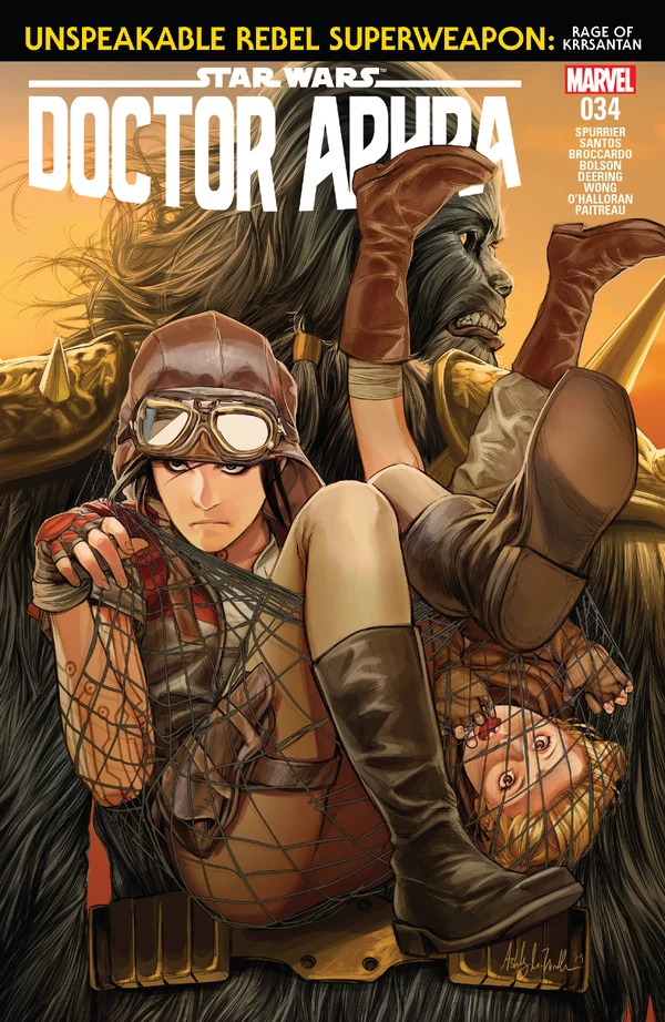 Обложка выпуска #34 Doctor Aphra 34, 17 июл 2019.