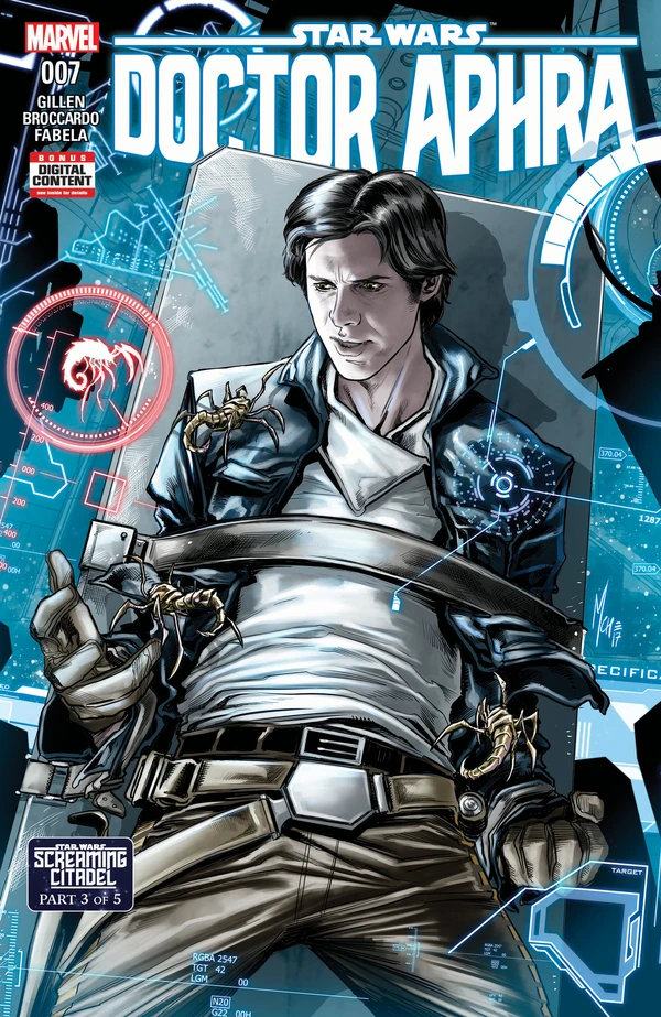 Обложка выпуска #7 Doctor Aphra 7, 31 май 2017.