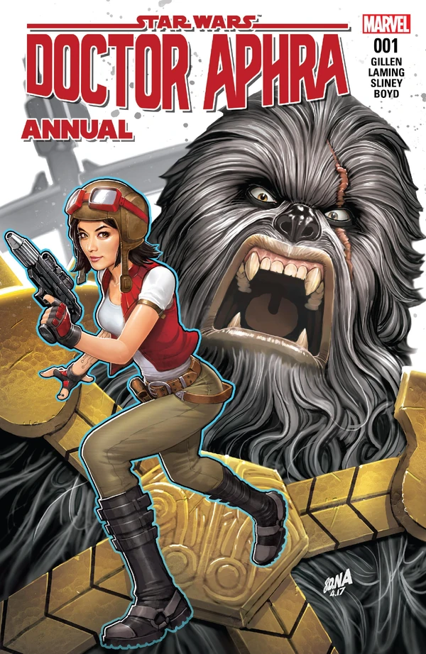 Обложка выпуска #1 Doctor Aphra Annual 1, 23 авг 2017.
