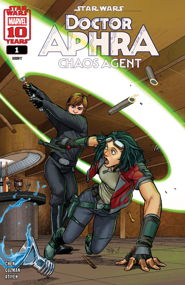 Обложка выпуска #1 Doctor Aphra – Chaos Agent 1, 18 июн 2025.