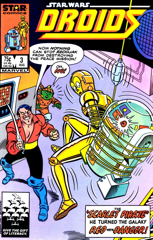 Обложка выпуска #3 Droids 3, 13 май 1986.