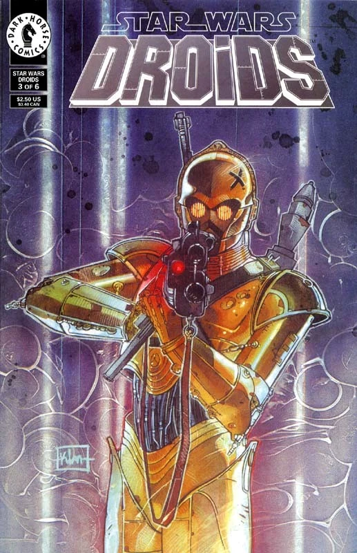 Обложка выпуска #3 Droids 3, 21 июн 1994.