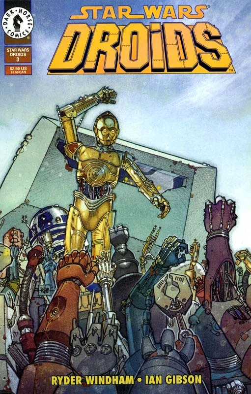 Обложка выпуска #3 Droids 3, 13 июн 1995.