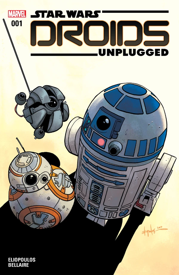 Обложка комикса Droids Unplugged 1.