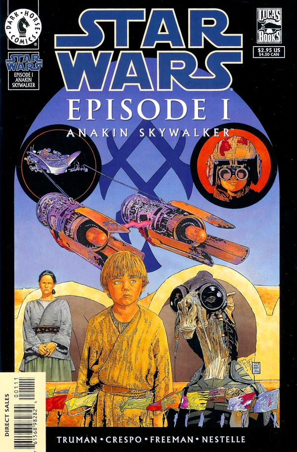 Обложка выпуска #1 Episode I: Anakin Skywalker, 19 май 1999.