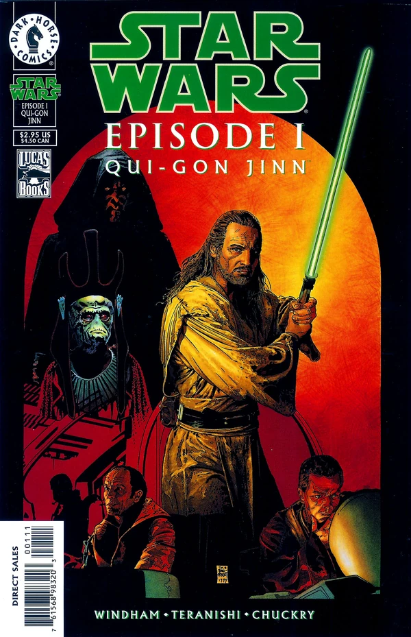 Обложка выпуска «Episode I: Qui-Gon Jinn», 7 июл 1999.