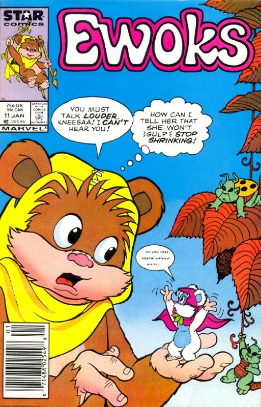 Обложка выпуска #11 Ewoks 11, 30 сен 1986.
