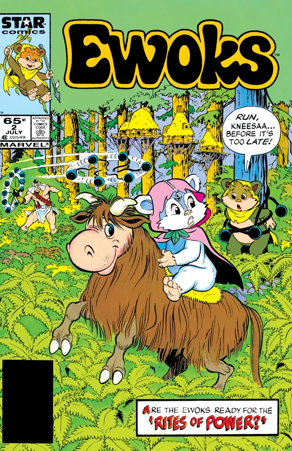 Обложка выпуска #2 Ewoks 2, 2 апр 1985.