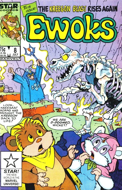 Обложка выпуска #8 Ewoks 8, 1 апр 1986.