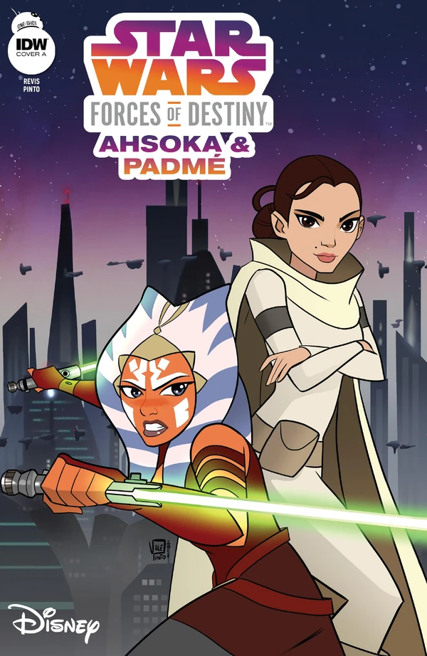 Обложка выпуска «Forces of Destiny—Ahsoka & Padmé», 24 янв 2018.