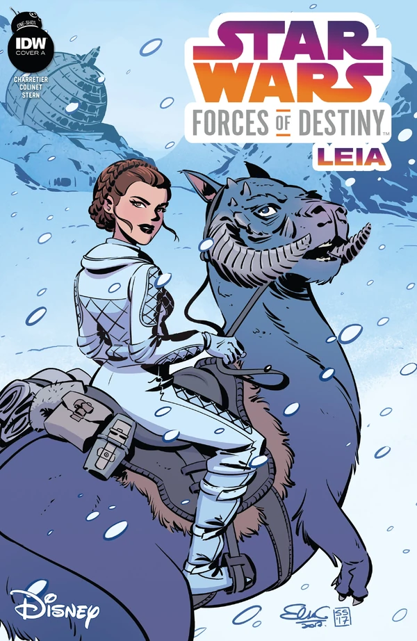Обложка выпуска «Forces of Destiny—Leia», 3 янв 2018.